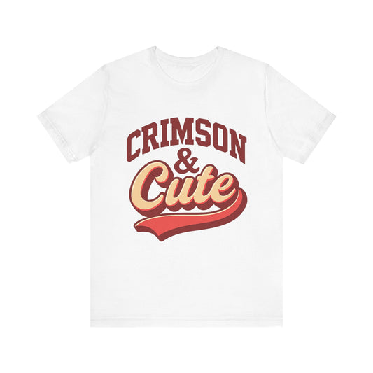 Crimson & Cute Tee