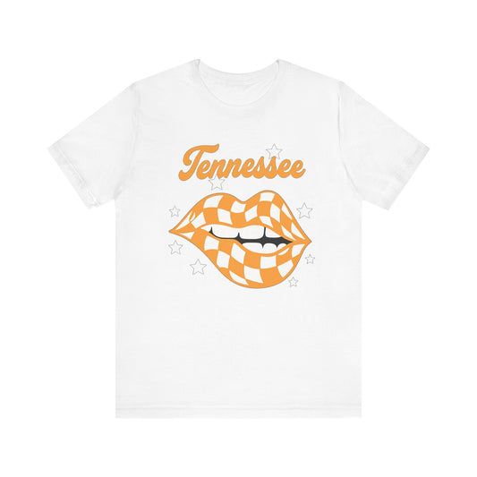 Tennessee Checkerboard Lips Tee