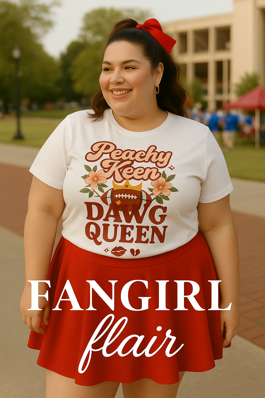 Peachy Keen Dawg Queen Tee
