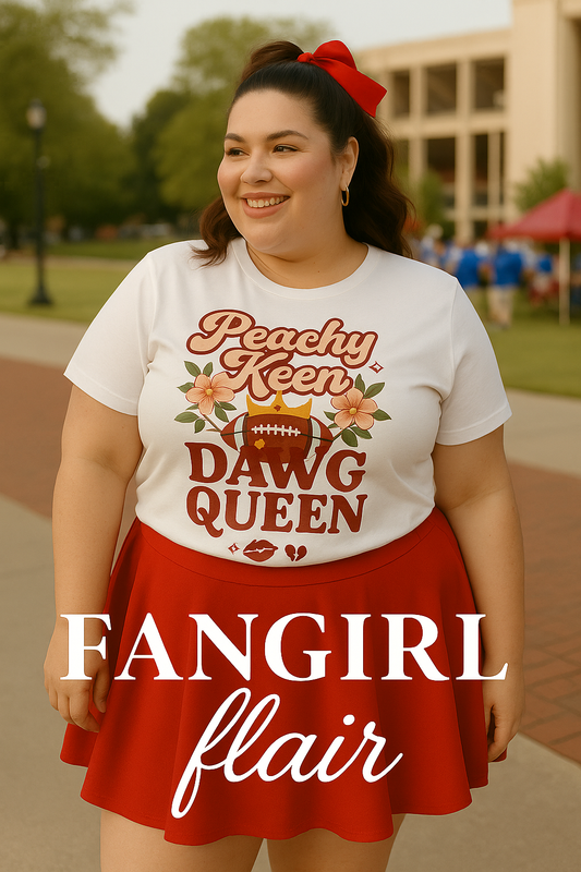 Peachy Keen Dawg Queen Tee