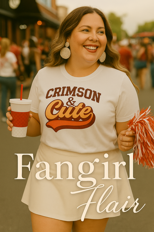 Crimson & Cute Tee