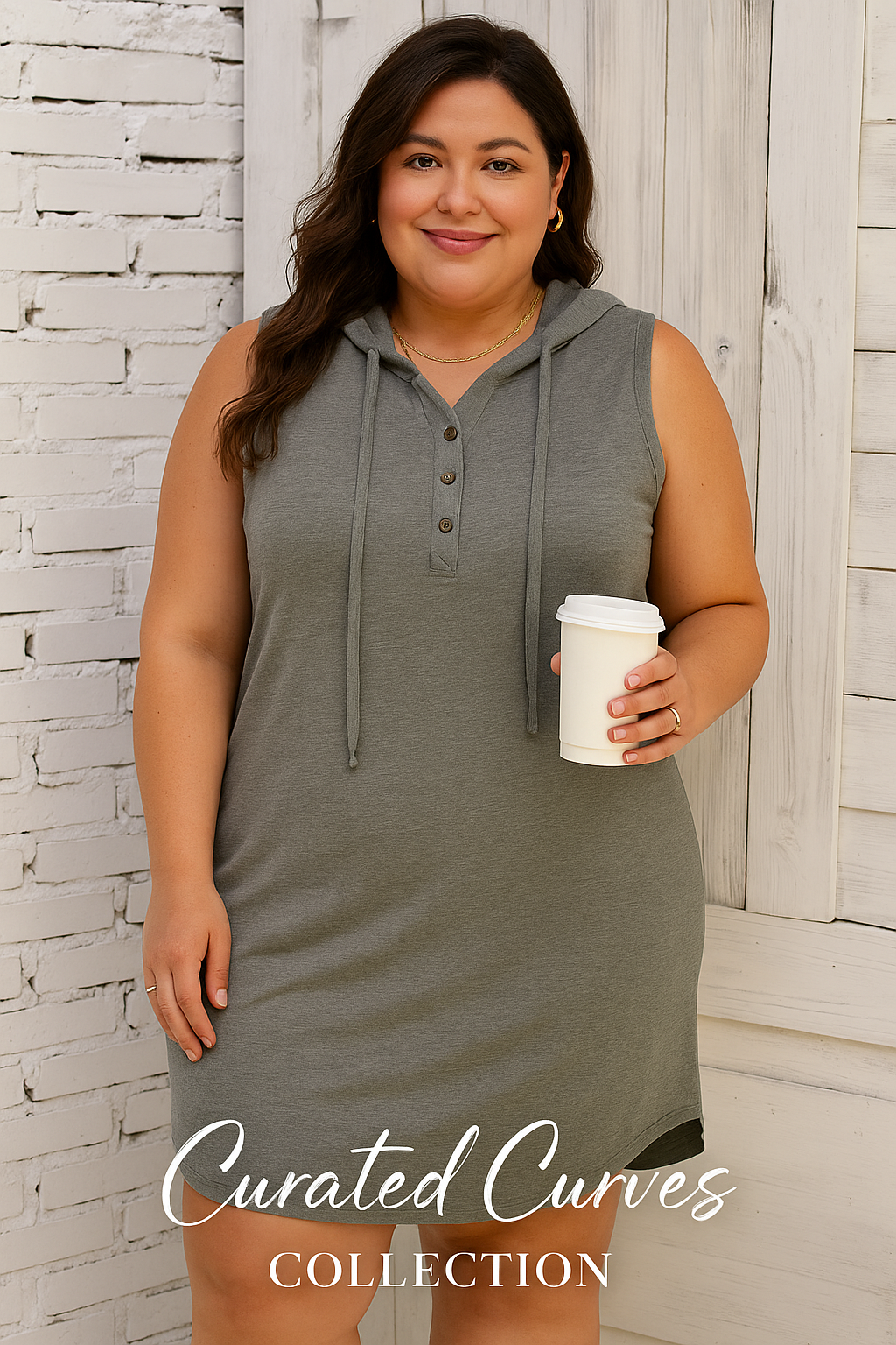 Coffee Run Hoodie Dress
