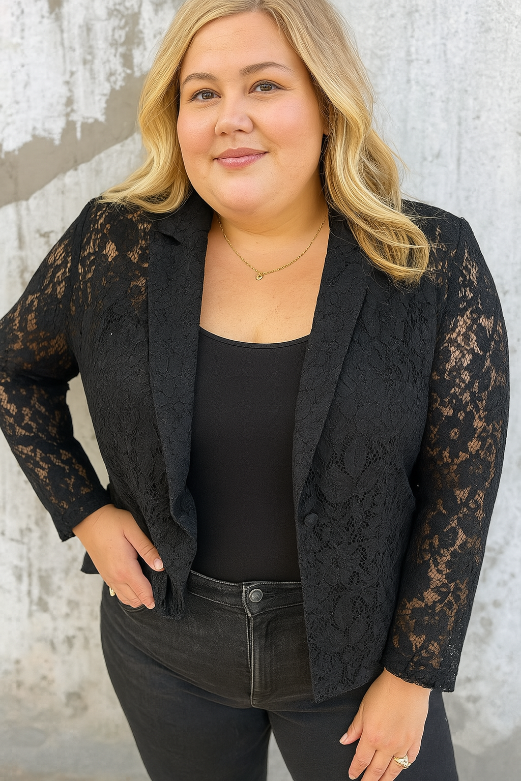 The Power in Lace Blazer