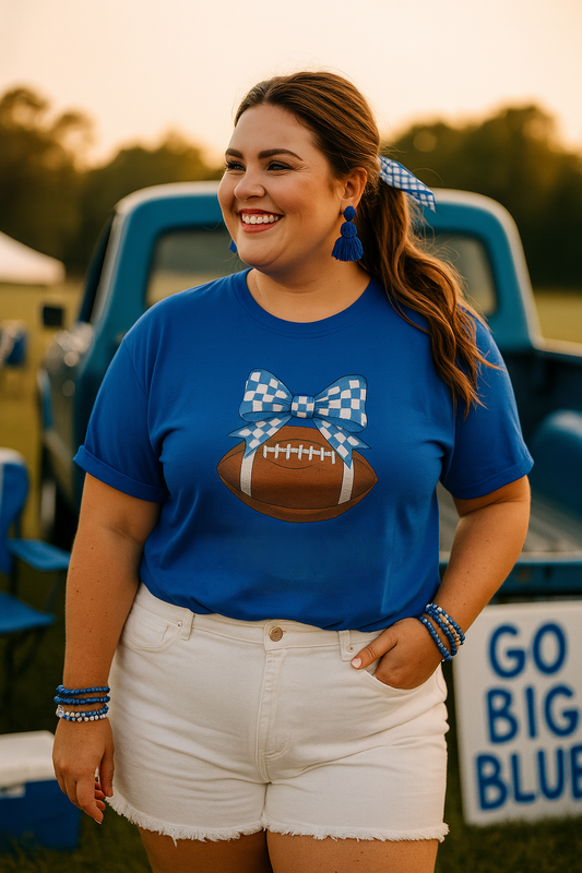 Kentucky Bow Football Tee