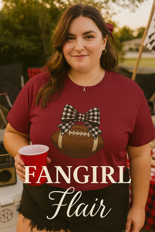 Alabama Bow Football Tee